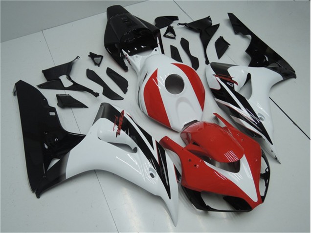 Carénages Moto Honda CBR 1000 RR 2006-2007 - Rouge Blanc Noir Carénages Moto Honda CBR 1000 RR 2006-2007 - Rouge Blanc Noir