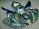 Carénage Moto Honda CBR 1000 RR 2006-2007 - Bleu Flamme Argent Carénage Moto Honda CBR 1000 RR 2006-2007 - Bleu Flamme Argent