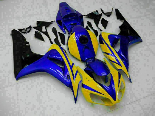 Carénage Moto Honda CBR 1000 RR 2006-2007 - Bleu Jaune