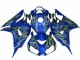 Carénage Moto Honda CBR 1000 RR 2006-2007 - Jaune Flamme Bleu Carénage Moto Honda CBR 1000 RR 2006-2007 - Jaune Flamme Bleu