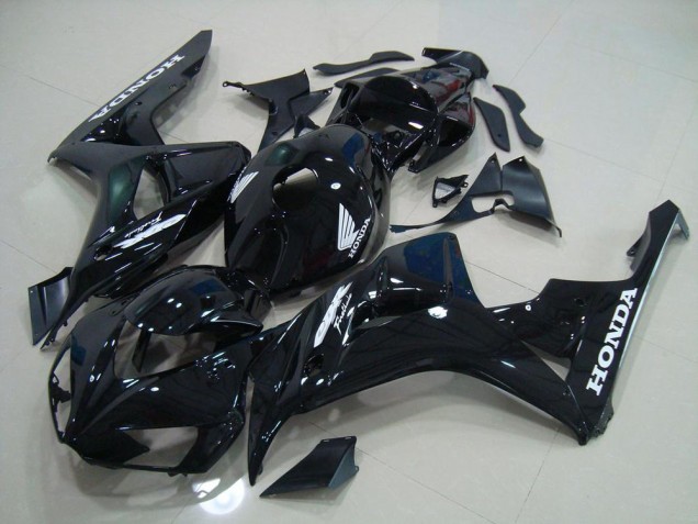 Carénage Moto Honda CBR 1000 RR 2006-2007 - Noir Argent Décalque Carénage Moto Honda CBR 1000 RR 2006-2007 - Noir Argent Décalque