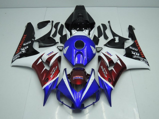 Carénage Moto Honda CBR 1000 RR 2006-2007 - Burgandy et Bleu Carénage Moto Honda CBR 1000 RR 2006-2007 - Burgandy et Bleu