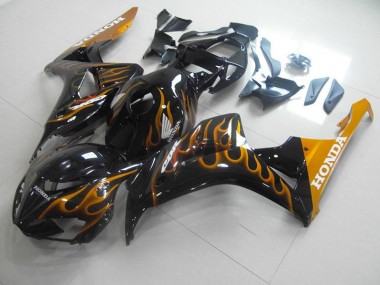 Carénage Moto Honda CBR 1000 RR 2006-2007 - Or Flamme
