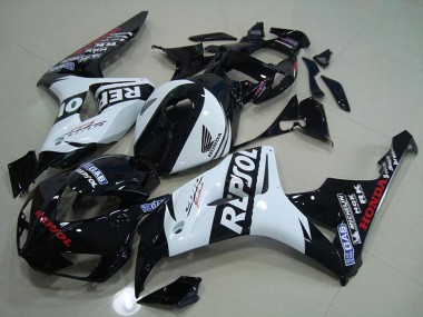 Carénage Moto Honda CBR 1000 RR 2006-2007 - Noir Blanc Repsol