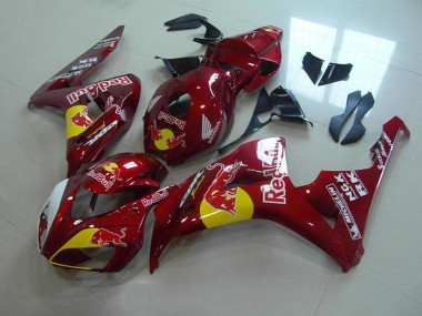 Carénage Moto Honda CBR 1000 RR 2006-2007 - Rouge Bonbon Red Bull