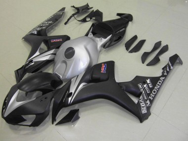 Carénage Moto Honda CBR 1000 RR 2006-2007 - Noir Mat Argent