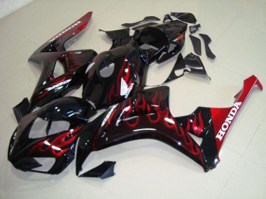 Carénage Moto Honda CBR 1000 RR 2006-2007 - Rouge Flamme