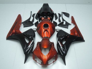 Carénage Moto Honda CBR 1000 RR 2006-2007 - Orange et Noir