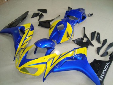 Carénage Moto Honda CBR 1000 RR 2006-2007 - Jaune Bleu Noir