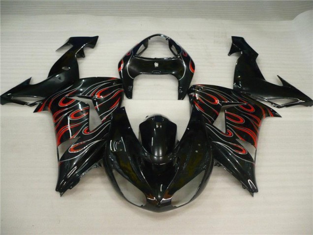 Carénage Moto ZX10R 2006-2007 - Noir Gris Rouge Carénage Moto ZX10R 2006-2007 - Noir Gris Rouge