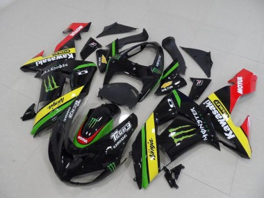 Carénage Moto ZX10R 2006-2007 - Noir Jaune Monster