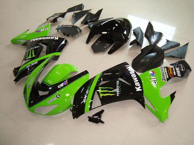 Carénage Moto ZX10R 2006-2007 - Vert Monster Carénage Moto ZX10R 2006-2007 - Vert Monster
