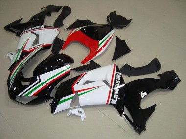 Carénage Moto ZX10R 2006-2007 - Blanc et Noir