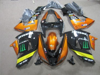 Carénage Moto ZX10R 2006-2007 - Noir Orange Monster