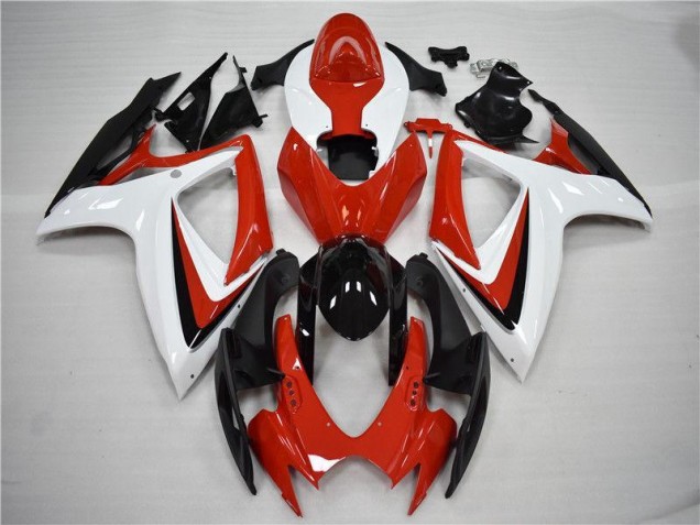 Carénages Moto Suzuki GSXR 600 / 750 K6 2006-2007 - Rouge Noir Carénages Moto Suzuki GSXR 600 / 750 K6 2006-2007 - Rouge Noir