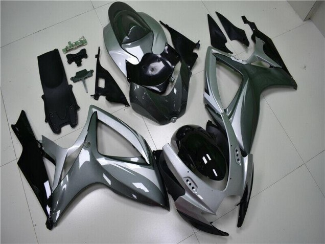 Carénages Moto Suzuki GSXR 600 / 750 K6 2006-2007 - Argent Gris Carénages Moto Suzuki GSXR 600 / 750 K6 2006-2007 - Argent Gris