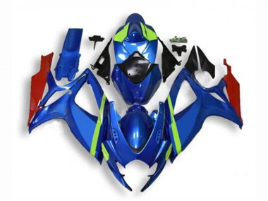 Kit Carénages Motos Suzuki GSXR 600 / 750 K6 2006-2007 - Bleu