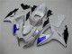 Carénages Moto Suzuki GSXR 600 / 750 K6 2006-2007 - Blanc Bleu Carénages Moto Suzuki GSXR 600 / 750 K6 2006-2007 - Blanc Bleu