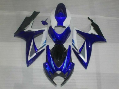 Carénage Moto Suzuki GSXR 600 / 750 K6 2006-2007 - Bleu Blanc