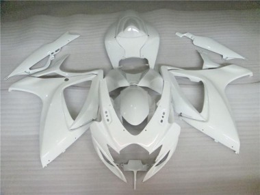 Carénage Moto Suzuki GSXR 600 / 750 K6 2006-2007 - Blanc Nacré