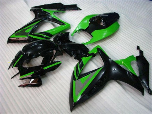 Carénage Moto Suzuki GSXR 600 / 750 K6 2006-2007 - Vert Noir Carénage Moto Suzuki GSXR 600 / 750 K6 2006-2007 - Vert Noir