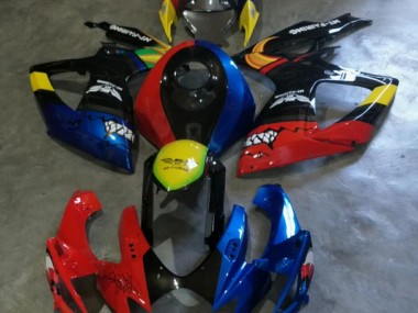 Carénage Moto Suzuki GSXR 600 / 750 K6 2006-2007 - Rouge Bleu