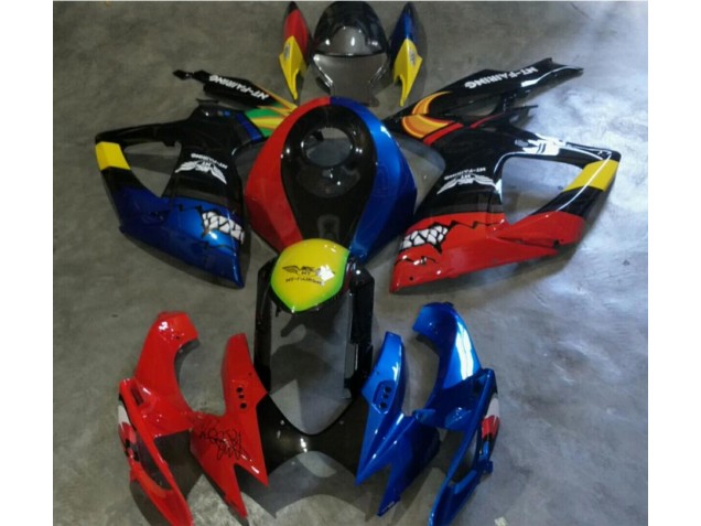 Carénage Moto Suzuki GSXR 600 / 750 K6 2006-2007 - Rouge Bleu Carénage Moto Suzuki GSXR 600 / 750 K6 2006-2007 - Rouge Bleu