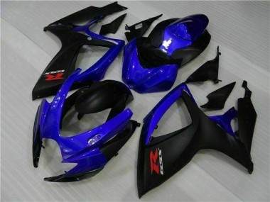 Carénages Moto Suzuki GSXR 600 / 750 K6 2006-2007 - Bleu Noir