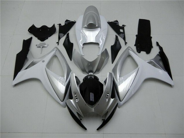 Carénages Moto Suzuki GSXR 600 / 750 K6 2006-2007 - Argent Carénages Moto Suzuki GSXR 600 / 750 K6 2006-2007 - Argent