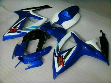 Carrosserie Moto Suzuki GSXR 600 / 750 K6 2006-2007 - Bleu Blanc