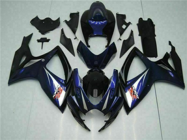 Carénage Moto Suzuki GSXR 600 / 750 K6 2006-2007 - Noir Bleu Carénage Moto Suzuki GSXR 600 / 750 K6 2006-2007 - Noir Bleu