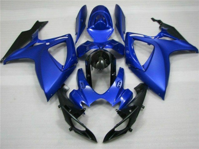 Kit Carénages Motos Complet Suzuki GSXR 600 / 750 K6 2006-2007 - Bleu Noir