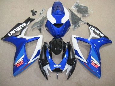 Carrosserie Moto Suzuki GSXR 600 K6 2006-2007 - Bleu Blanc