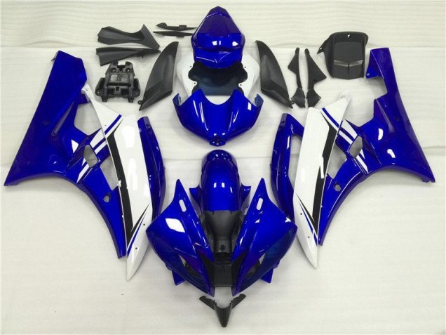 Carénage Moto Yamaha R6 2006-2007 - Bleu Blanc Carénage Moto Yamaha R6 2006-2007 - Bleu Blanc
