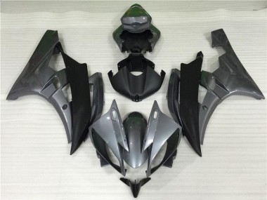 Carénage Moto Yamaha R6 2006-2007 - Gris Noir