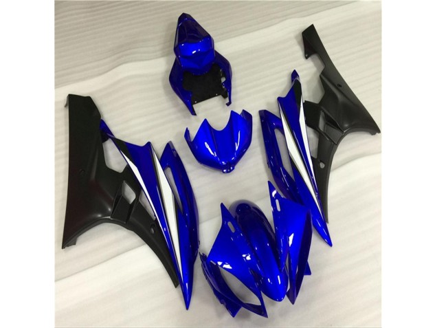 Kit Carénages Motos Complet Yamaha R6 2006-2007 - Bleu Noir Kit Carénages Motos Complet Yamaha R6 2006-2007 - Bleu Noir