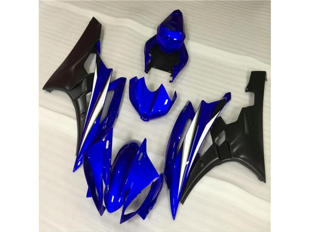 Kit Carénages Motos Complet Yamaha R6 2006-2007 - Bleu Noir Kit Carénages Motos Complet Yamaha R6 2006-2007 - Bleu Noir