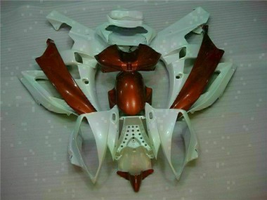 Carénage Moto Yamaha R6 2006-2007 - Blanc Brun