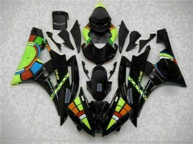 Kit Carénages Motos Yamaha R6 2006-2007 - Noir