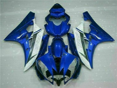 Carénages Moto Yamaha R6 2006-2007 - Bleu Blanc