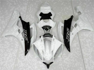 Carénage Moto Yamaha R6 2006-2007 - Blanc Noir