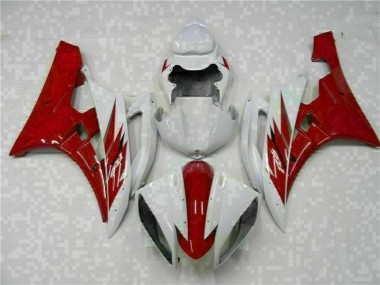 Carrosserie Moto Yamaha R6 2006-2007 - Rouge Blanc