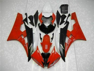 Carénage Moto Yamaha R6 2006-2007 - Rouge Noir