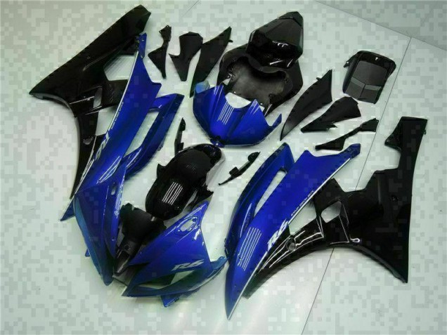 Carrosserie Moto Yamaha R6 2006-2007 - Bleu Noir Carrosserie Moto Yamaha R6 2006-2007 - Bleu Noir
