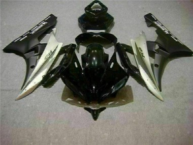 Carrosserie Moto Yamaha R6 2006-2007 - Argent Noir