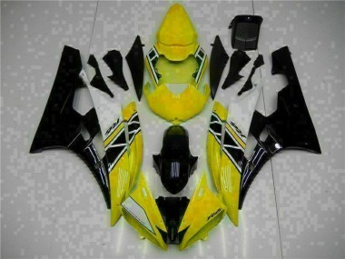 Carrosserie Moto Yamaha R6 2006-2007 - Jaune Noir