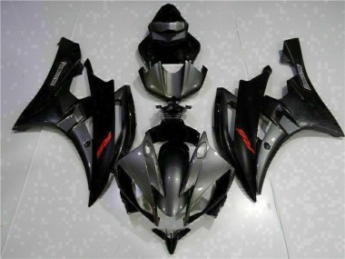 Carénages Moto Yamaha R6 2006-2007 - Gris Noir