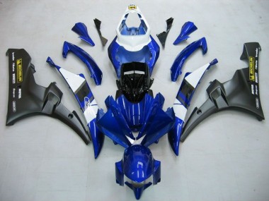 Kit Carénages Motos Yamaha R6 2006-2007 - Bleu Noir