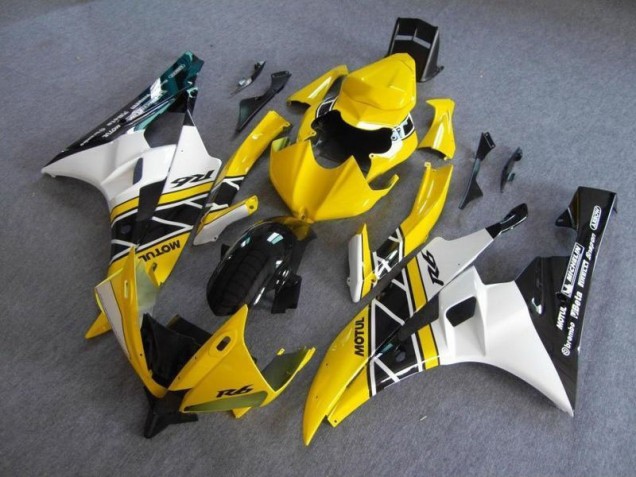 Carénage Moto Yamaha R6 2006-2007 - Jaune Noir