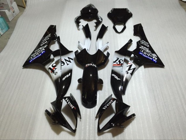 Carénage Moto Yamaha R6 2006-2007 - Noir Brillant Carénage Moto Yamaha R6 2006-2007 - Noir Brillant